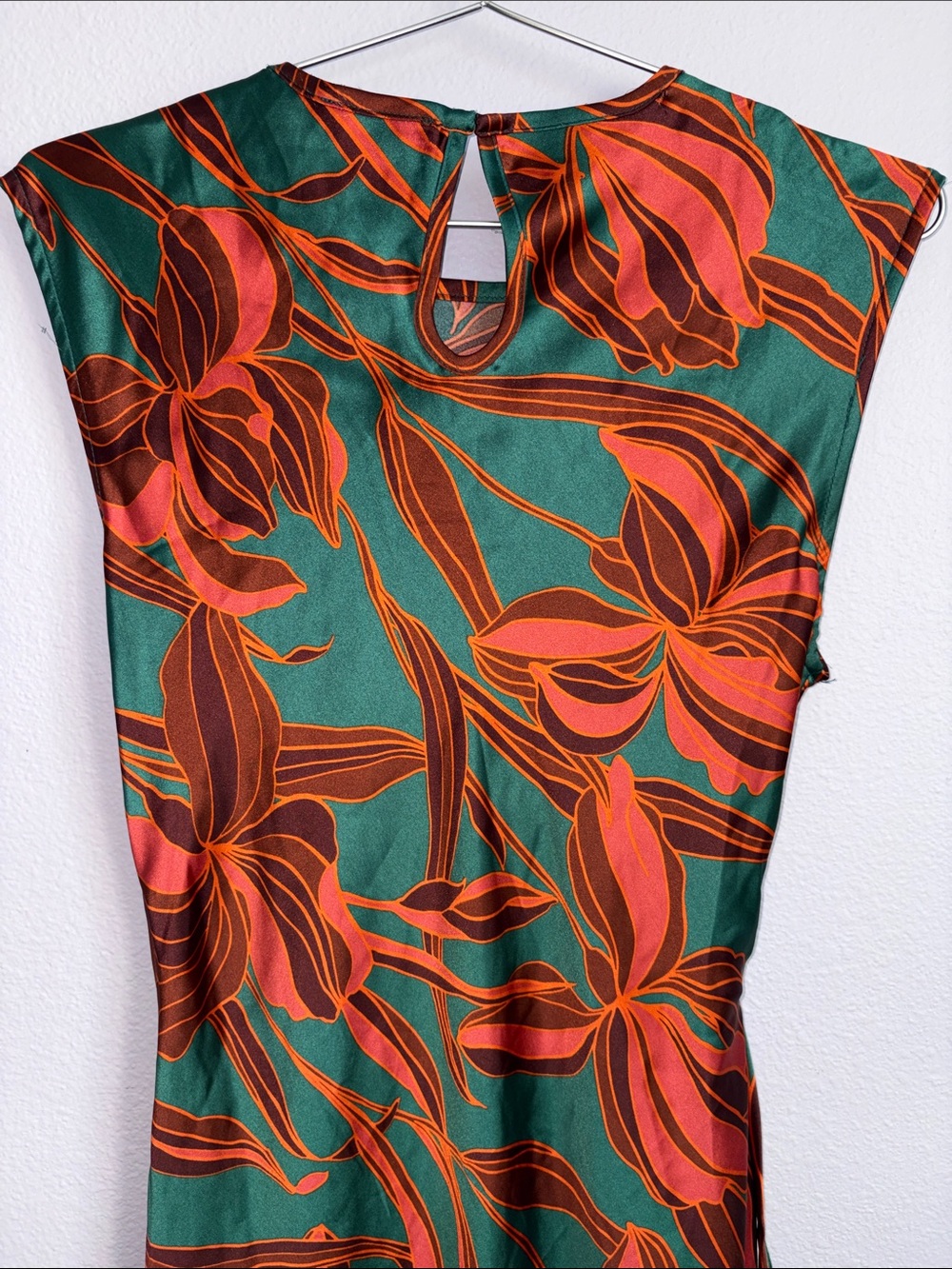 House of Harlow 1960 Satin Floral Dress - Picture 3 of 3